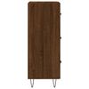 vidaXL Buffet Ch&ecirc;ne marron 34,5x34x90 cm Bois d'ing&eacute;nierie