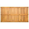 vidaXL Tapis de bain Uni Marron 100 x 55 cm bois