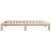 vidaXL Cadre de lit sans matelas 90x190 cm bois de pin massif