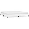 vidaXL Cadre de lit sans matelas blanc 200x200 cm similicuir