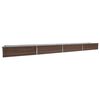 vidaXL Lit sur&eacute;lev&eacute; de jardin Acier galvanis&eacute; 600x80x45 cm Marron