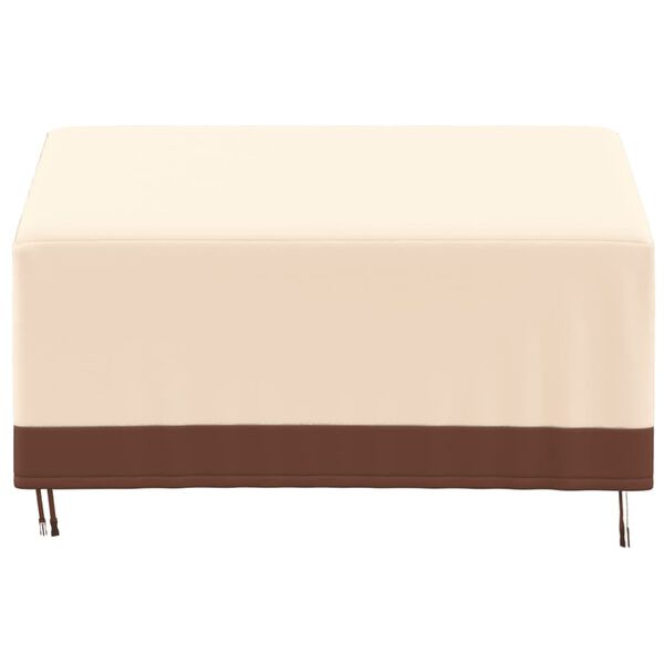 vidaXL Housses de banc 3 places 2 pcs 159x84x56/81cm tissu oxford 600D