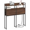 vidaXL T&ecirc;te de lit de rangement Ch&ecirc;ne marron 75 cm Bois d'ing&eacute;nierie