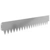 vidaXL Bordure de Pelouse 10 pcs 103 x 20 cm m&eacute;tal Argent&eacute;