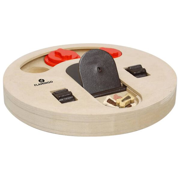 FLAMINGO Jouet d'entra&icirc;nement c&eacute;r&eacute;bral Helios 23 cm Bois
