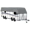 vidaXL Housse de toit de caravane gris 900x300 cm tissu non tiss&eacute;