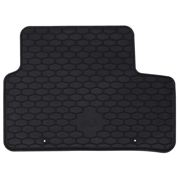 vidaXL Tapis de voiture 4 pcs Noir TPE