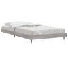 vidaXL Cadre de lit sans matelas sonoma gris 90x200 cm