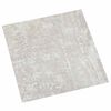 vidaXL Planches de sol 5,11 m&sup2; 55 pcs PVC Blanc et Bois