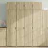 vidaXL Armoire de rangement ch&ecirc;ne sonoma 80x42,5x225 cm