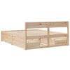 vidaXL Cadre de lit sans matelas 160x200 cm bois massif de pin
