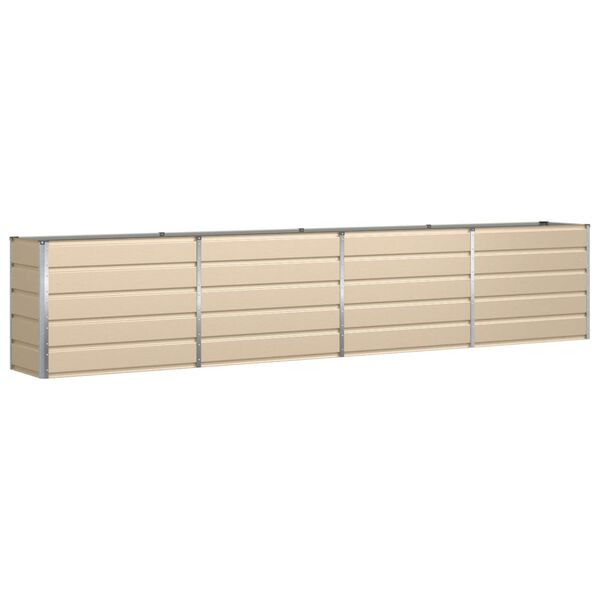 vidaXL Jardini&egrave;re Ivoire 480 x 50 x 45 cm Acier galvanis&eacute;