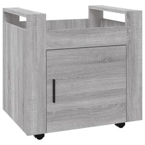 vidaXL Chariot de bureau Sonoma gris 60x45x60 cm Bois d'ing&eacute;nierie