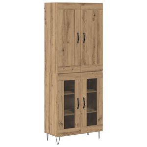 vidaXL Haut Armoire Ch&ecirc;ne artisanal 69,5 x 34 x 180 cm