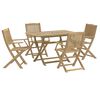vidaXL Ensemble &agrave; manger de jardin 5 pcs Bois d'acacia solide