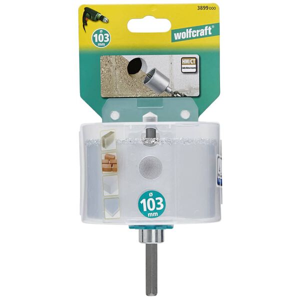 wolfcraft Scie cloche 103 mm 3899000