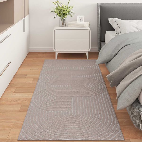 vidaXL Tapis de surface Rectangulaire Beige 200 x 80 cm
