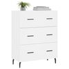 vidaXL Buffet blanc 69,5x34x90 cm bois d'ing&eacute;nierie