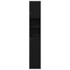 vidaXL Armoire de salle de bain ch&ecirc;ne noir 32x25,5x190 cm