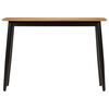 vidaXL Table console 110x40x76 cm bois de manguier solide et fer
