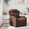 vidaXL Fauteuil inclinable Marron Similicuir