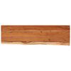 vidaXL &Eacute;tag&egrave;re murale rectangulaire massif acacia bordure assortie