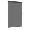 vidaXL Store enrouleur Gris clair 120 x 250 cm Tissu et Aluminium