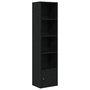 vidaXL Biblioth&egrave;que ch&ecirc;ne noir 31x24x127 cm bois d'ing&eacute;nierie