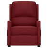 vidaXL Fauteuil de massage Rouge bordeaux Tissu