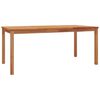 vidaXL Ensemble &agrave; manger de jardin 3 pcs Bois de teck massif