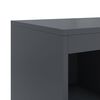 vidaXL Buffet anthracite 100,5x39x107 cm acier