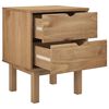 vidaXL Table de chevet OTTA 45x39x57 cm bois de pin massif