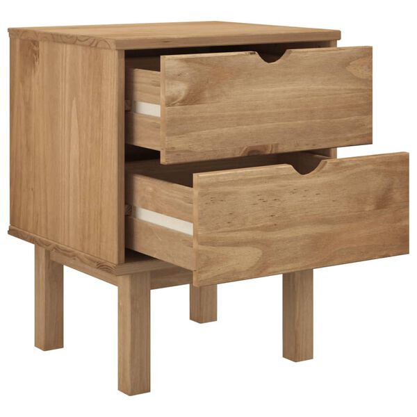 vidaXL Table de chevet OTTA 45x39x57 cm bois de pin massif