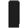 vidaXL Buffet Ch&ecirc;ne noir 120 x 30,5 x 70 cm Bois d'ing&eacute;nierie