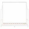 vidaXL Cadre de lit pour enfant blanc 80x160 cm bois de pin massif