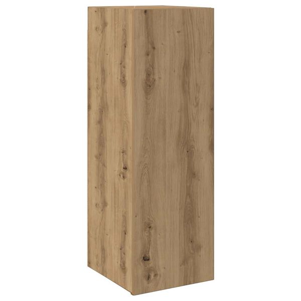 vidaXL Meuble TV ch&ecirc;ne artisanal 30,5x30x90 cm bois d'ing&eacute;nierie