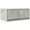 vidaXL Meubles TV 2 pcs gris b&eacute;ton 60x31x25,5 cm bois d'ing&eacute;nierie