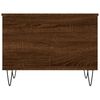 vidaXL Table basse Ch&ecirc;ne marron 60x44,5x45 cm Bois d'ing&eacute;nierie