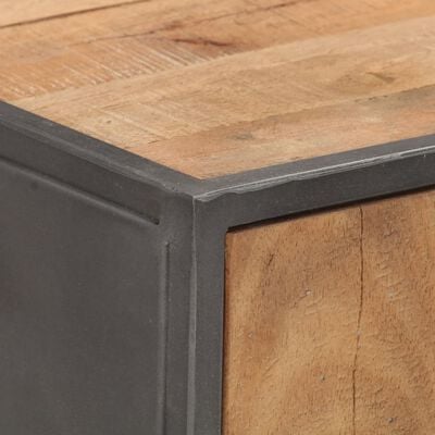 vidaXL Table console 90x30x75 cm Bois de récupération massif