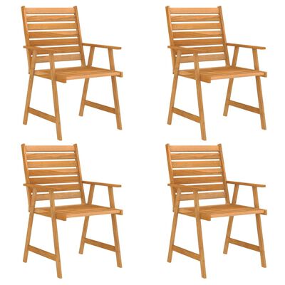 vidaXL Ensemble à manger de jardin 5 pcs Bois d'acacia solide