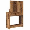 vidaXL Tables de maquillage pour chambre avec tiroir Bois Ancien