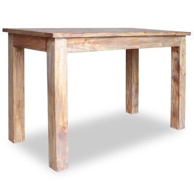 vidaXL Table à manger Bois de récupération 120x60x77 cm