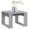 vidaXL Table d'appoint Sonoma gris 50x50x35 cm Bois d'ing&eacute;nierie