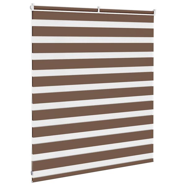 vidaXL Store z&egrave;bre marron 125x100cm largeur du tissu 120,9cm polyester