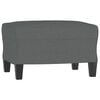vidaXL Repose-pied Gris fonc&eacute; 60x50x41 cm Tissu