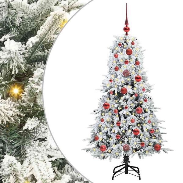 vidaXL Sapin de No&euml;l Artificiel &agrave; Branches Articul&eacute;es Blanc 120 cm
