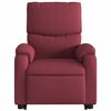 vidaXL Fauteuil inclinable de massage &eacute;lectrique Rouge bordeaux Tissu