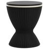 vidaXL Table &agrave; glaci&egrave;re 3 en 1 noir polypropyl&egrave;ne