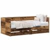 vidaXL Lit d'appoint Bois Ancien 100 x 200 cm Bois d'ing&eacute;nierie