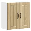 vidaXL Armoire murale de cuisine Lucca ch&ecirc;ne sonoma bois ing&eacute;nierie